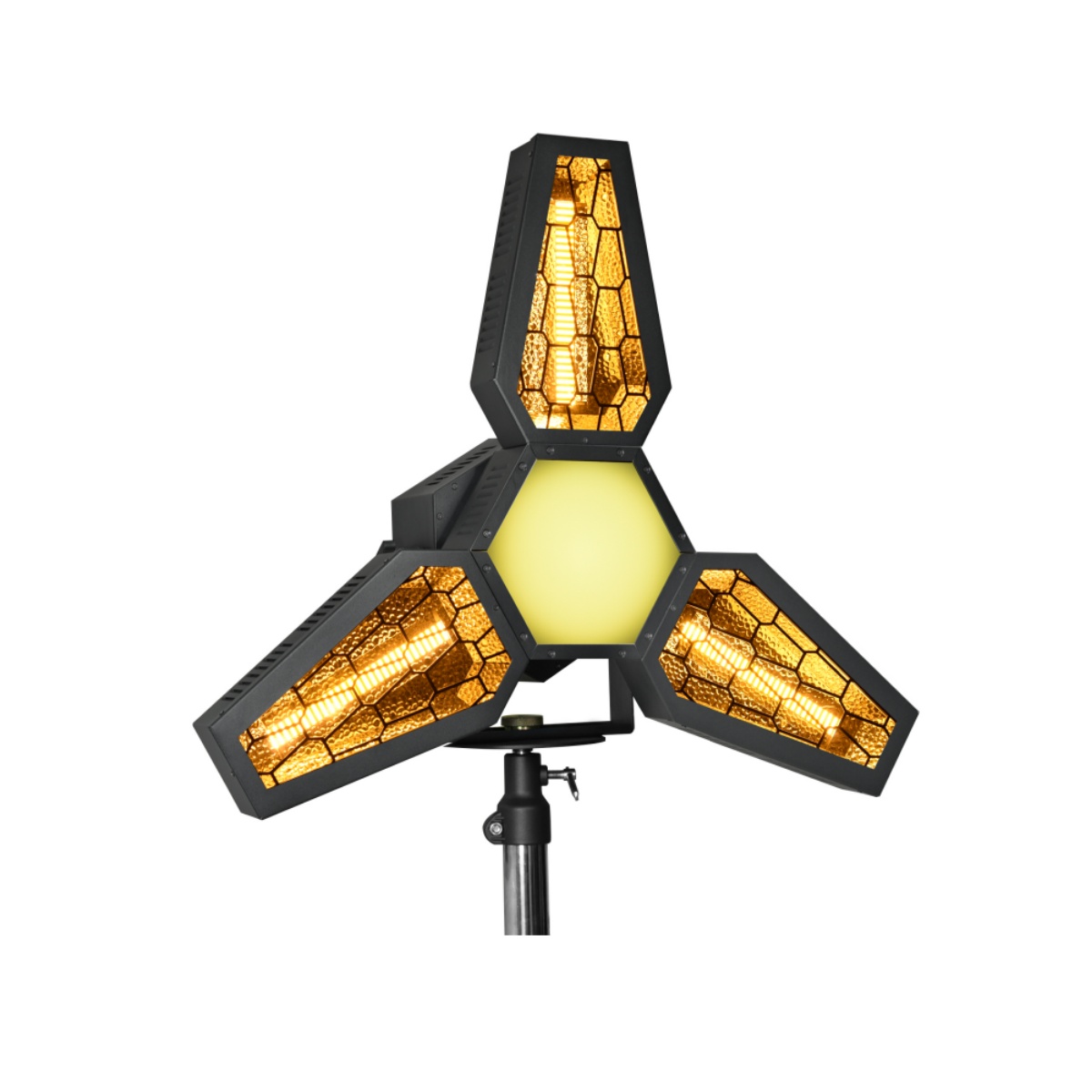 LED Triangular Fan Retro Light Effect Background Stage Lights