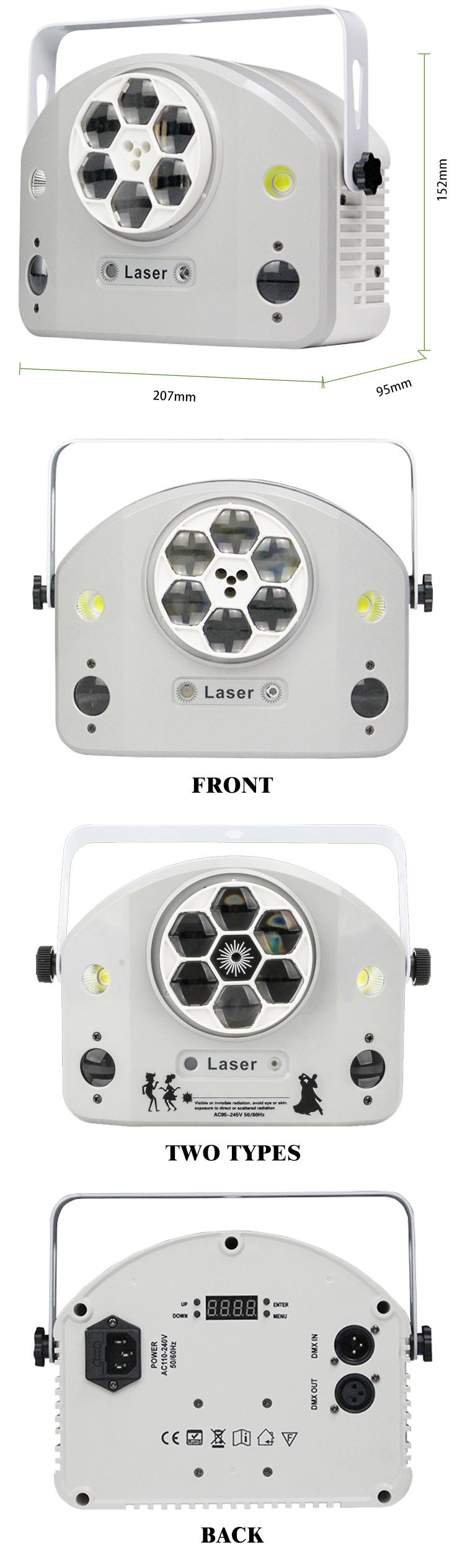 led mini laser
