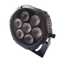 MINI 7PCS Waterproof LED Par Light